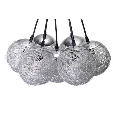Lampa sufitowa Saturn 7-ramienna Ø 15 cm (kula)